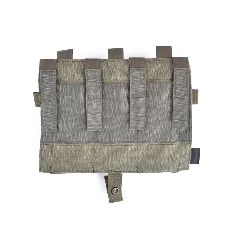 Triple AR Magazine Front Placard with Protective Flaps (TF039)