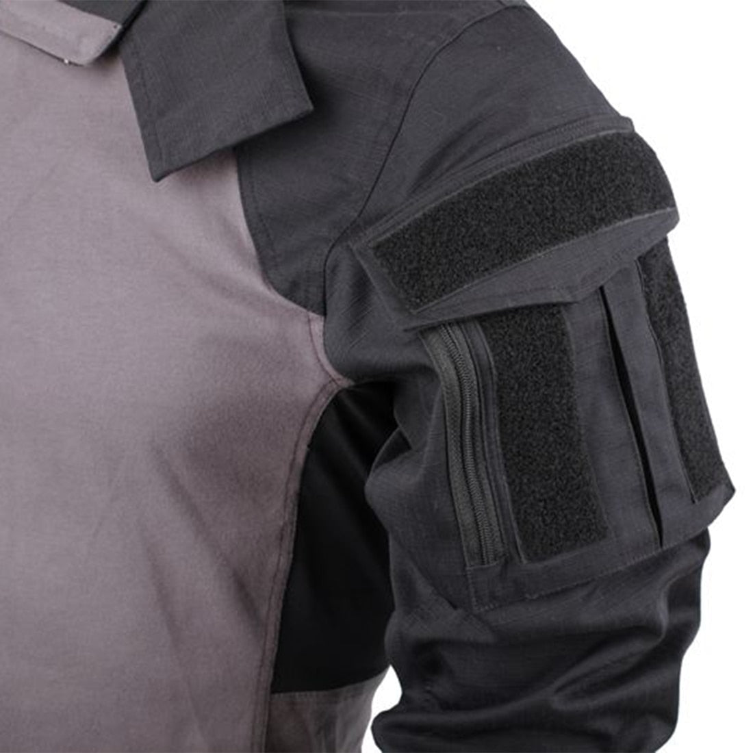 Black and Grey Combat Shirt