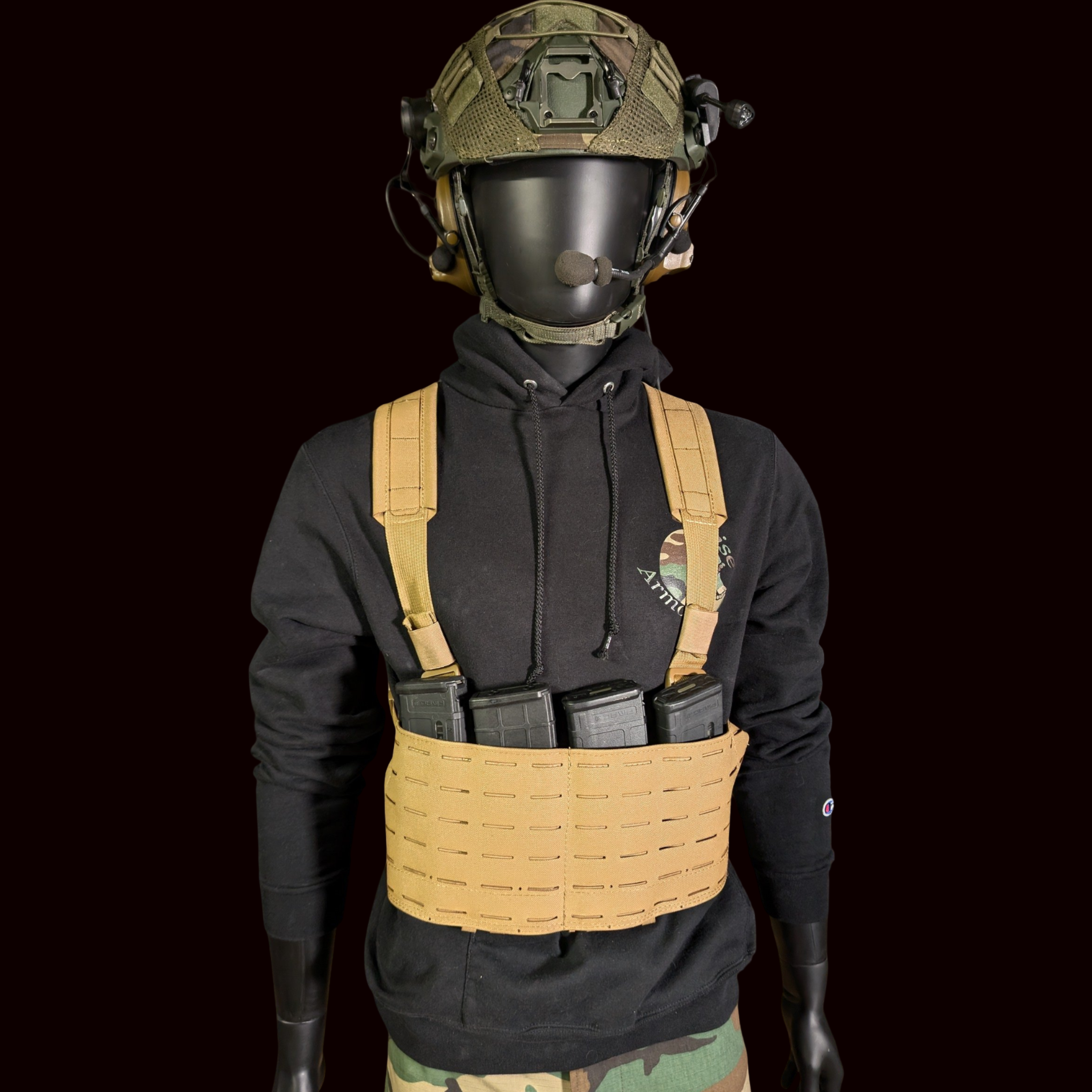 Trimmed Bush 5.56 - 4 Mag Chest Rig