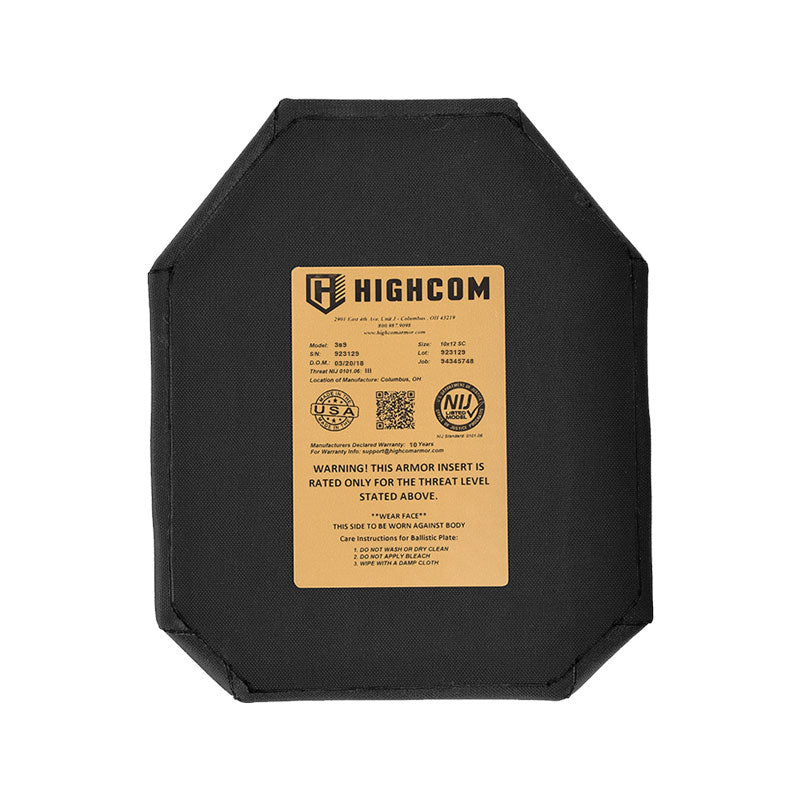 HighCom Guardian 3s9 Level III++ YK Plate
