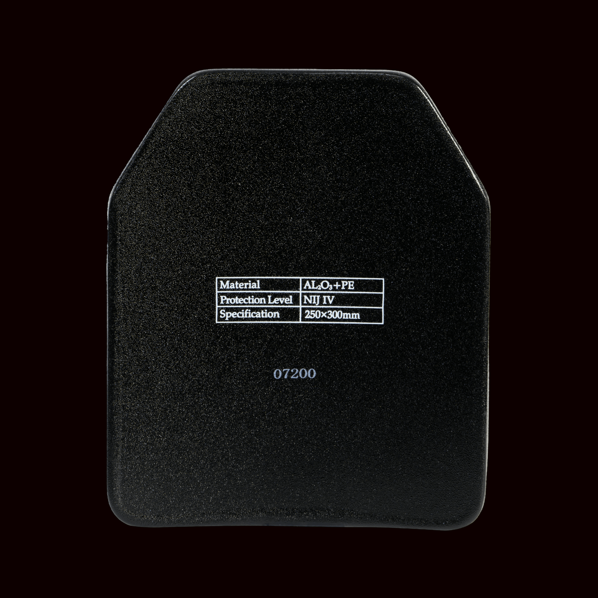 MILITECH Alumina Ceramic NIJ Level IV Stand Alone Ballistic Plates