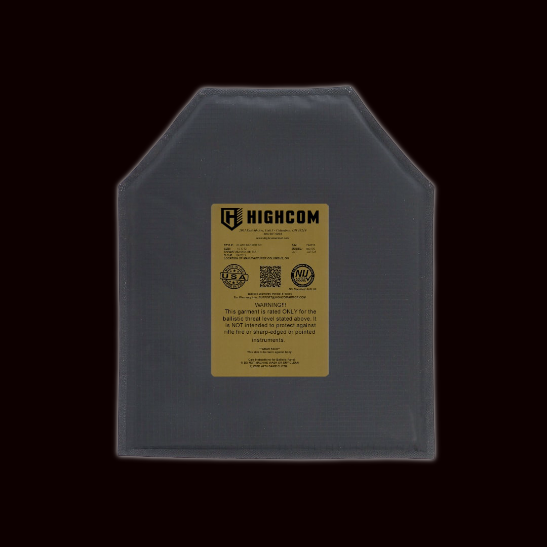 Highcom SA3920 IIIA SAPI Soft Armor Panel