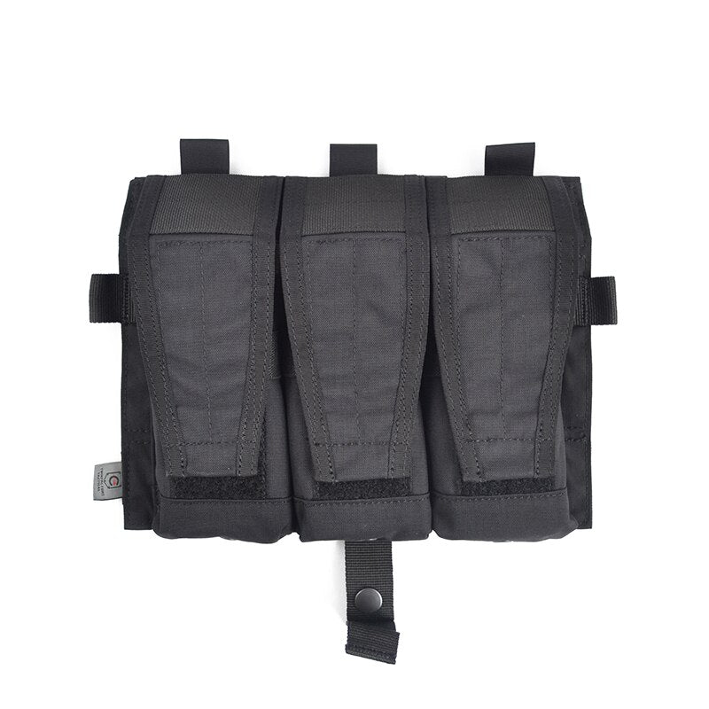 Triple AR Magazine Front Placard with Protective Flaps (TF039)