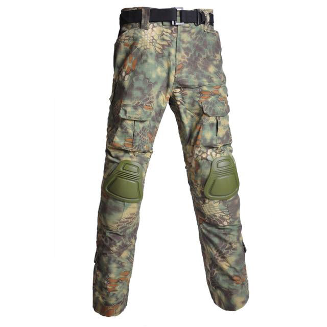 Mid-Tier Combat Pants With External Knee Pads